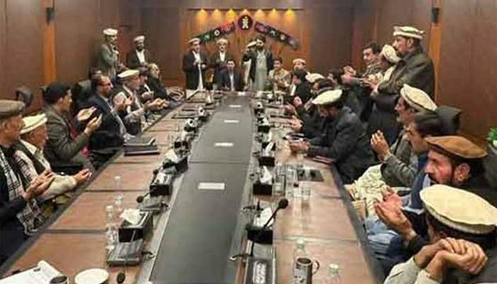 کرم میں قیام امن کیلئےگرینڈ جرگے میں فریقین کے درمیان معاہدہ طے