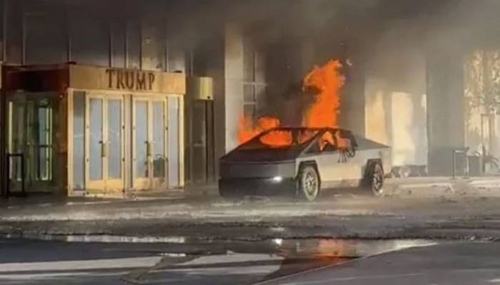 tesla truck blast in lasvegas