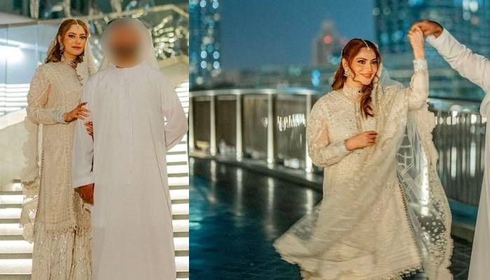 اداکارہ نیلم منیر کی شریک حیات کے ساتھ تصاویر منظرعام پر آگئیں