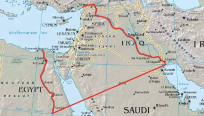 نام نہادگریٹراسرائیل کا جاری کردہ متنازع نقشہ سعودی عرب نے مسترد کردیا