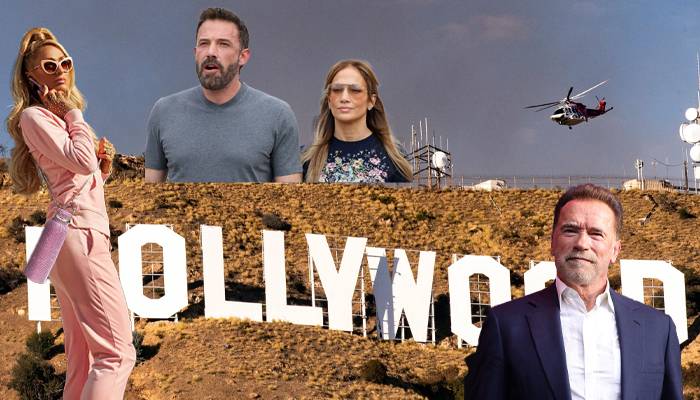 hollywood stars home affected by fire