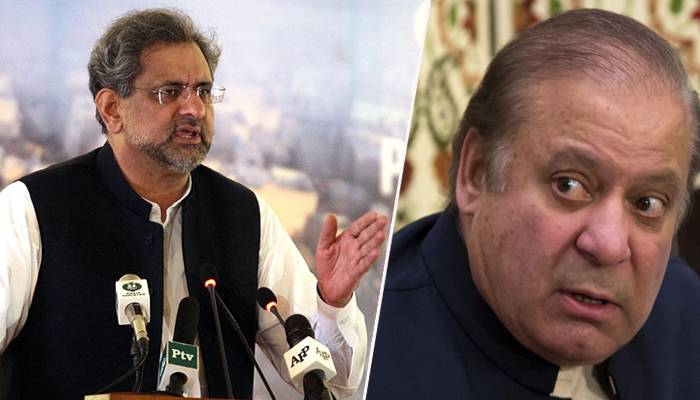 شاہد خاقان عباسی نے نواز شریف کو ملکی حالت کا ذمہ دار ٹھہرا دیا