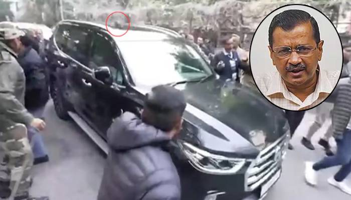 انتخابی مہم کے دوران اروند کیجریوال پر حملہ