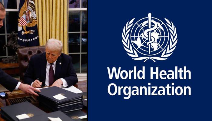 ٹرمپ نے عہدے کا حلف اٹھاتے ہی عالمی ادارہ صحت کو خیرآباد کہہ دیا