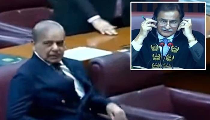 وزیراعظم کی قومی اسمبلی آمد،پی ٹی آئی کااحتجاج،ایوان مچھلی منڈی بن گیا