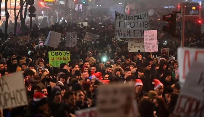 سربیا:حکومت مخالف احتجاج،وزیراعظم مستعفی