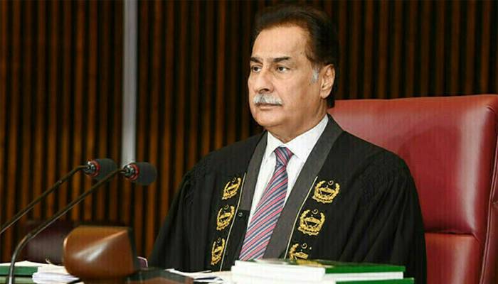 جوڈیشل کمیشن بنانے پرحکومتی جواب اسپیکرکے حوالے