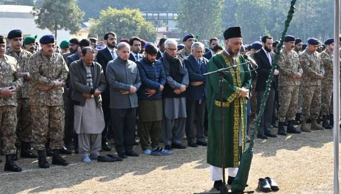 میجر حمزہ اسرار شہید کی نماز جنازہ چکلالہ گیریژن میں ادا کر دی گئی