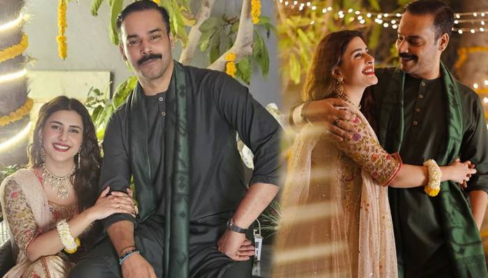 کبریٰ خان اور گوہر رشید کی ڈھولکی نائٹ، اداکارہ کے جوڑے کی قیمت کتنی؟