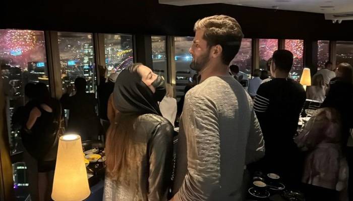 شادی کی دوسری سالگرہ، شاہین کا اپنی اہلیہ کیلئے محبت بھرا پیغام