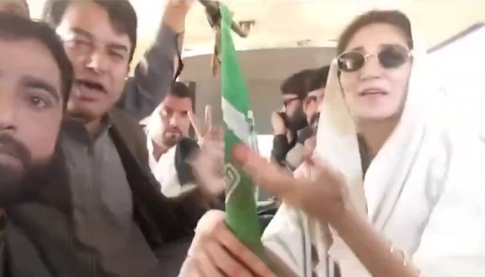 پی ٹی آئی کا یوم سیاہ پر احتجاج:شاہ محمودکی صاحبزادی مہربانوقریشی گرفتار