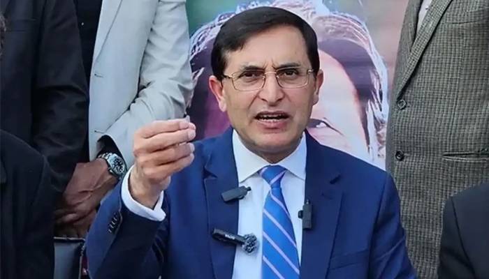 درخواست گزار وہی 5افراد ہیں جنہوں نے کسی بھی انٹرا پارٹی الیکشن میں حصہ نہیں لیا، بیرسٹر گوہر