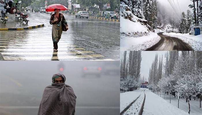 جاتی سردی کو بریک لگ گئی، کئی شہروں میں بارش اور پہاڑوں پربرفباری