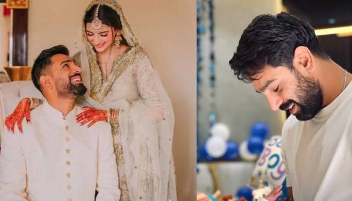 حارث رؤف نے اپنے بیٹے کی پہلی جھلک مداحوں کو دکھا دی