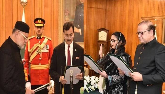 وفاقی کابینہ میں توسیع، 3 نئے  وزراء نے حلف اٹھا لیا