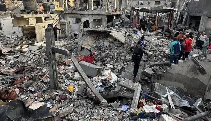غزہ پراسرائیلی وحشیانہ فضائی حملے،حماس کے اہم ترین رہنماؤں سمیت 415 افراد شہید