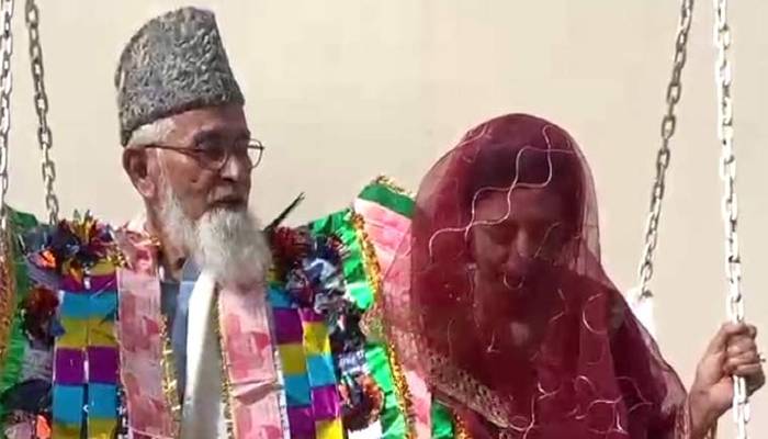 مجھےمیری منزل مل گئی، خاتون نے 80 سالہ بزرگ سےشادی کرلی