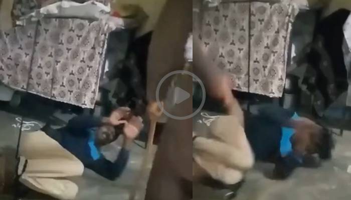 لاہور: سالے کا بہنوئی کو باندھ کر تشدد، ویڈیو منظرعام پر آگئی
