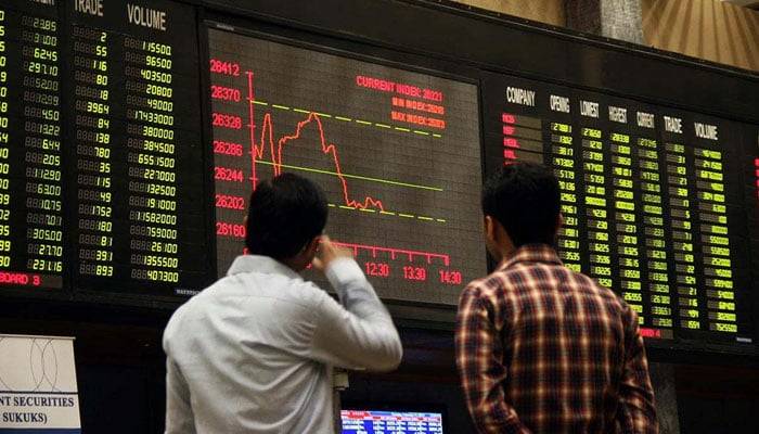 پاکستان اسٹاک ایکسچینج میں شدیدمندی،100انڈیکس میں 1400سے زائد پوائنٹس کی کمی