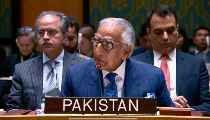 پاکستان نے سلامتی کونسل میں مسئلہ کشمیر بھرپورانداز میں اٹھادیا