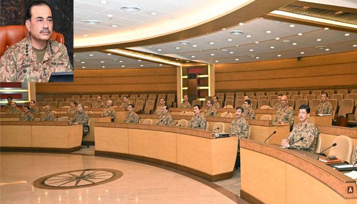 کسی کو بھی بلوچستان کے امن میں خلل ڈالنے کی اجازت نہیں دی جائے گی، کورکمانڈر کانفرنس