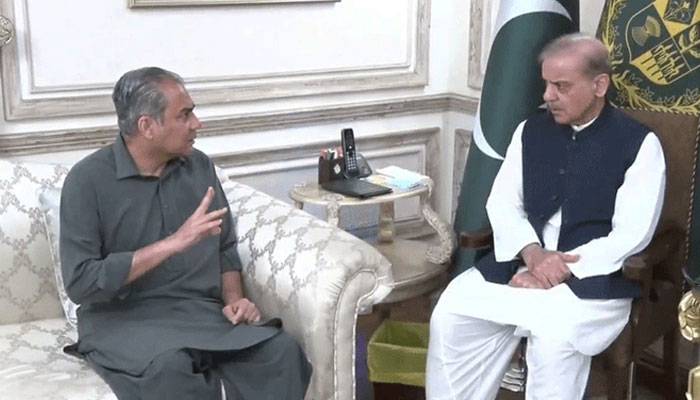 وزیر داخلہ محسن نقوی کی وزیر اعظم سے اہم ملاقات، امن و امان کی صورتحال پر بریفنگ