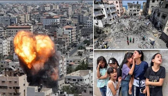صیہونی فورسز کی وحشیانہ بمباری،ایک روز میں مزید 46 فلسطینی شہید