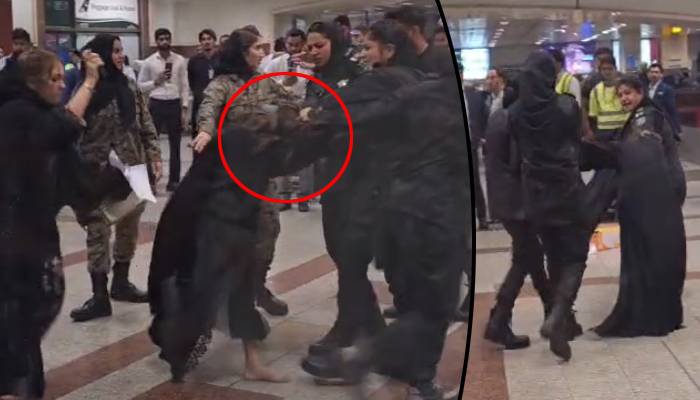 لاہورایئرپورٹ پرخاتون مسافر پرکسٹم اہلکاروں کی تھپڑوں کی بارش