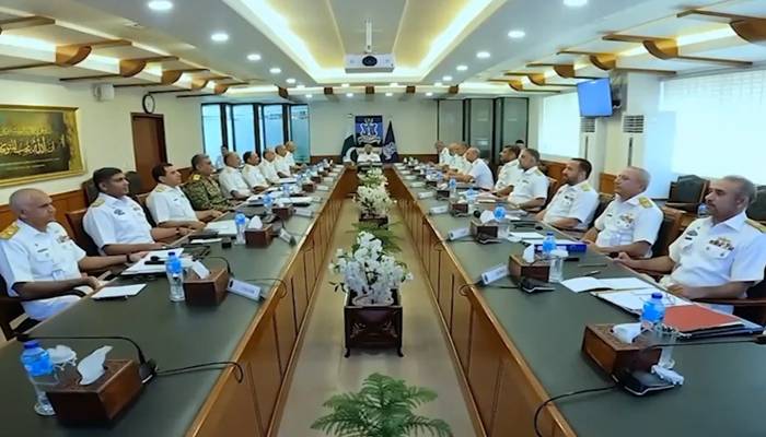 پاک بحریہ کی کمانڈ اینڈ اسٹاف کانفرنس کا نیول ہیڈکوارٹرز اسلام آباد میں انعقاد