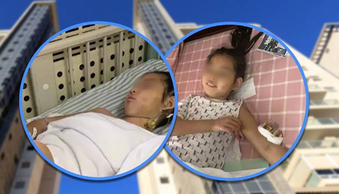 9 سالہ بچی 25 ویں منزل سے گرنے پر معجزاتی طور پر بچ گئی