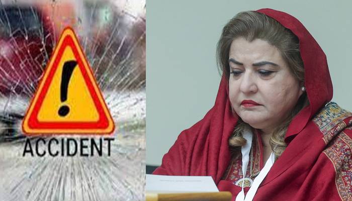  پارلیمانی سیکرٹری برائے انسانی حقوق صباح صادق کی گاڑی کو حادثہ 