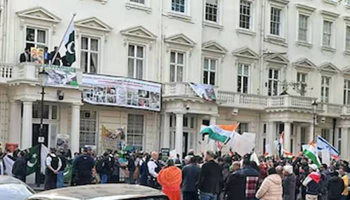 پہلگام فالس فلیگ:لندن میں پاکستانی ہائی کمیشن پر حملے کی بھارتی کوشش ناکام