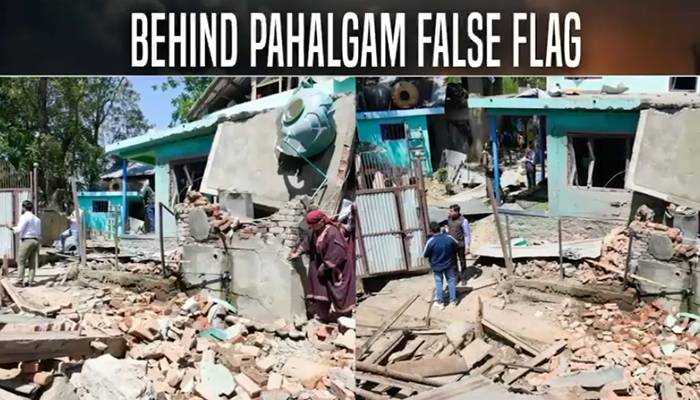 پہلگام حملے کے پیچھے چھپا بھارت کا دہشتگرد چہرہ بے نقاب، 5 کشمیریوں کے گھر تباہ