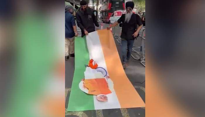 پہلگام واقعہ:لندن میں سکھوں کا مودی کی پالیسیوں کے خلاف مظاہرہ