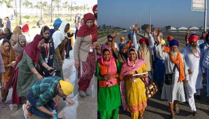 کرتارپور راہداری:سکھ یاتریوں کی پاکستان آمد، بھارتی پروپیگنڈے کی نفی کر دی