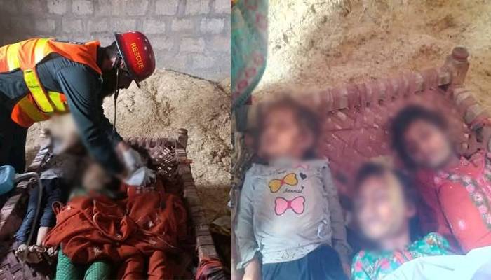 سرگودھا: 6 بچے گندم کے بھڑولے میں جا گرے، موقع پر جاں بحق