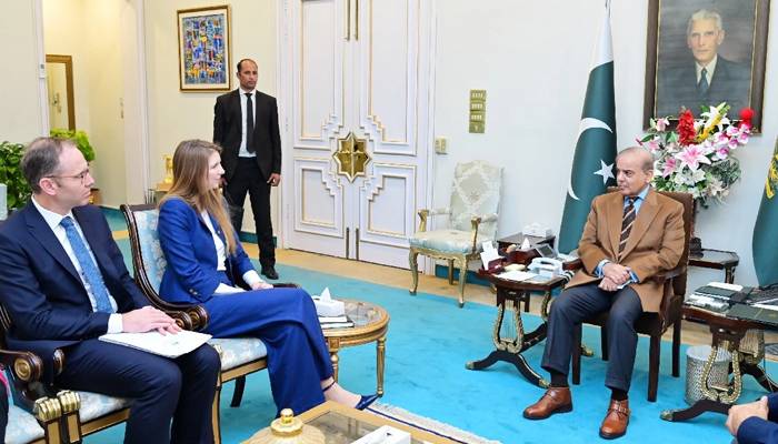وزیراعظم سے برطانیہ کی ہائی کمشنر جین میریٹ کی ملاقات، موجودہ صورتحال پر اہم گفتگو