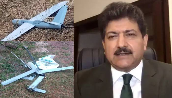 پاکستان میں بھارت نے ڈرونز کیوں بھیجے: صحافی حامد میر نے بڑی خبر دیدی