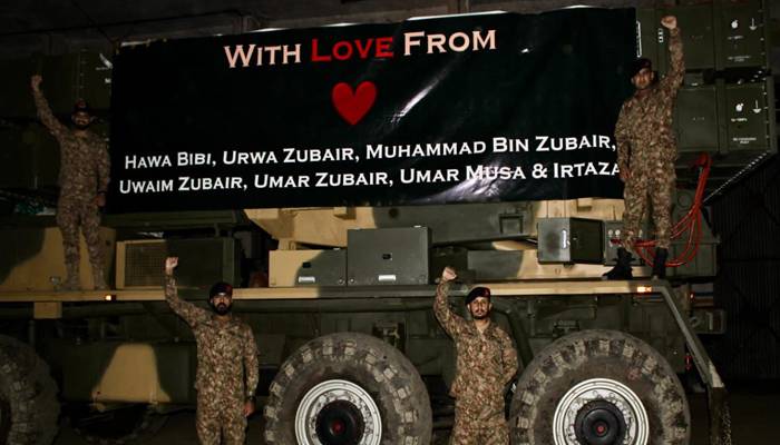 شہید پاکستانی بچوں کے نام پر پاکستانی فتح میزائل داغ دیا گیا