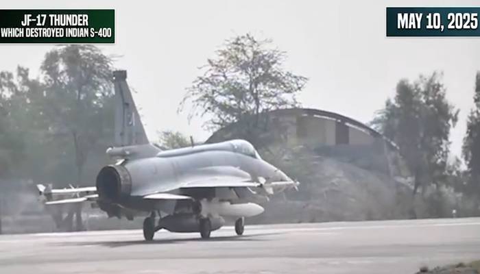 بھارتی S-400 سسٹم کو تباہ کرنے والے JF-17  تھنڈر کی خصوصی ویڈیو منظرعام پر
