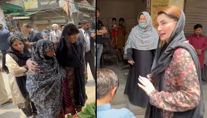 وزیراعلیٰ نےسبزی کی دکان پر خاتون کو گلے لگالیا،عوام میں گھل مل گئیں