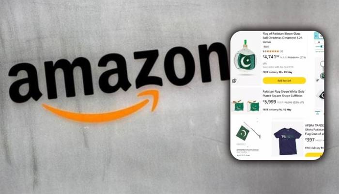 بھارتی حکومت نے پاکستانی پرچم فروخت کرنےپر ایمیزون کو نوٹس بھیج دیا