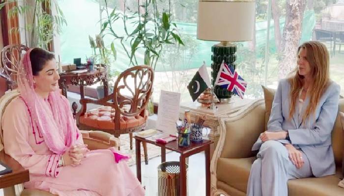 مریم نواز سے برطانوی ہائی کمشنر کی ملاقات، باہمی دلچسپی کے امور پر تبادلہ خیال