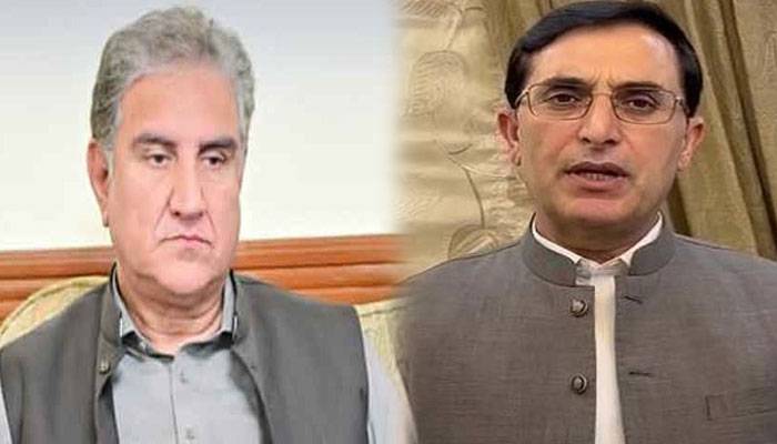 چیئرمین پی ٹی آئی کی  شاہ محمود قریشی سے ملاقات، عیادت کی