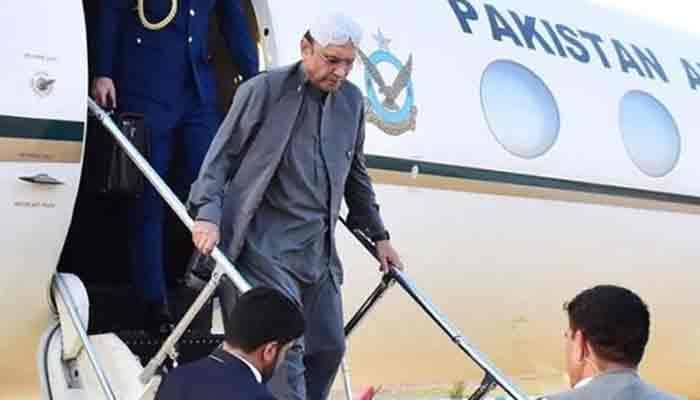 صدر مملکت آصف علی زرداری اسلام آباد سے لاہور پہنچ گئے