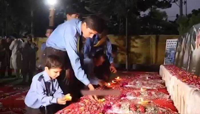 سانحہ اے پی ایس خضدار کے شہداء کی یاد میں تعزیتی تقریب، بچوں کی بڑی تعداد میں شرکت