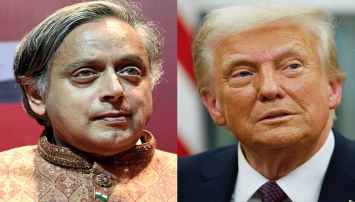امریکا بھیجے گئے بھارتی وفد کے رکن ششی تھرور کی امریکی صدر ٹرمپ پر سخت تنقید 
