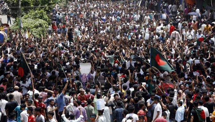 بنگلا دیش میں ایک مرتبہ پھر مظاہرے پھوٹ پڑے