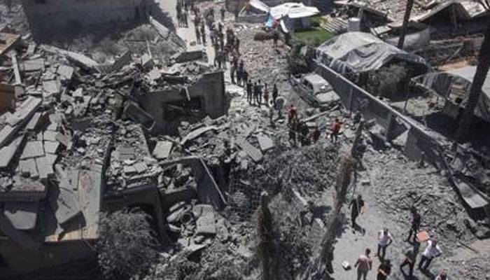 اسرائیلی فوج کی امداد لینے کیلئے جمع ہونیوالے فلسطینیوں پر فائرنگ، 36 شہید