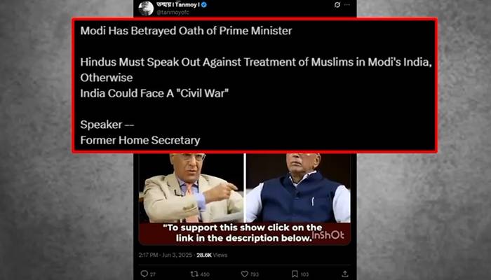 بھارت کے سابق ہوم سیکرٹری گوپال پلئی کے مودی کی پالیسیوں پر سخت تنقید